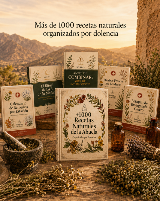 +1000 Recetas Naturales de la abuela + 5 Bonos Exclusivos